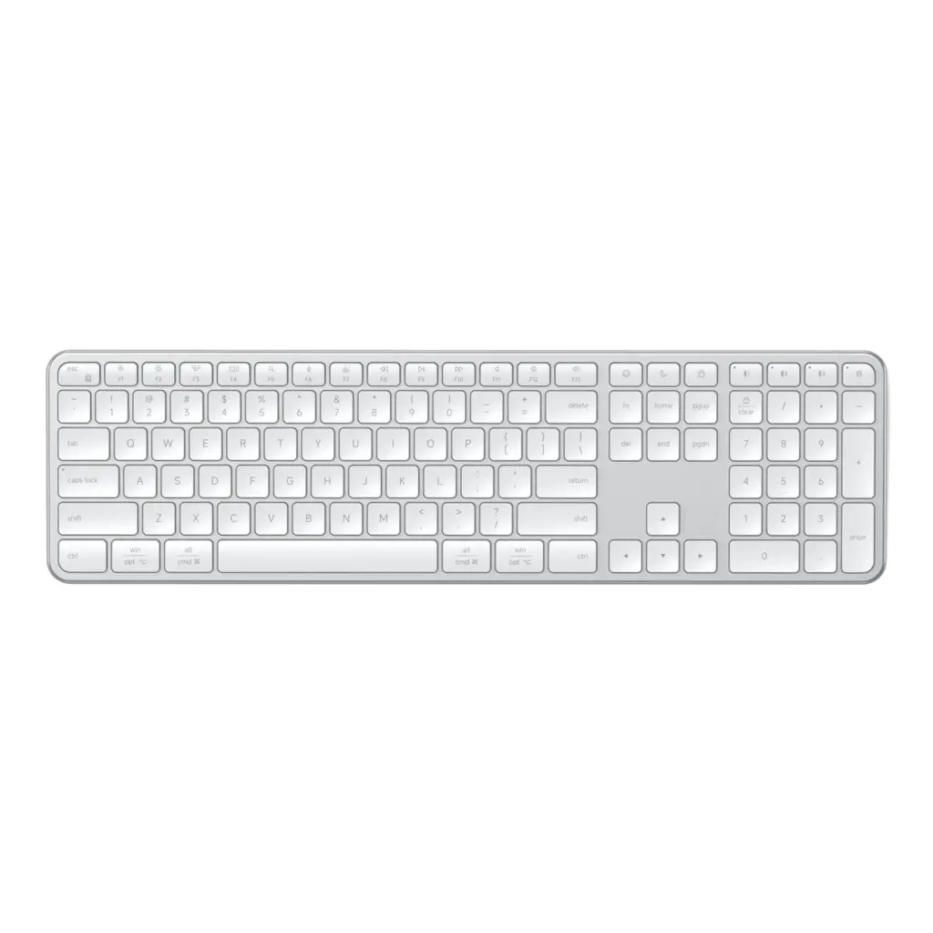 Satechi EX3 Slim Bluetooth Wireless Keyboard + Numpad USB-C - SF/SWE - Silver