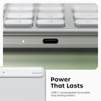 Satechi EX3 Slim Bluetooth Wireless Keyboard + Numpad USB-C - SF/SWE - Silver