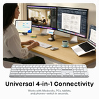 Satechi EX3 Slim Bluetooth Wireless Keyboard + Numpad USB-C - SF/SWE - Silver