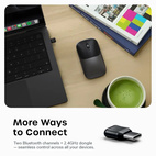 Satechi Slim EX Bluetooth Wireless Mouse USB-C - Space Black