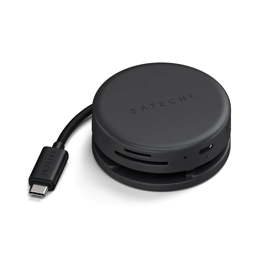 Satechi OntheGo USB-C 7-in-1 60Hz MultiPort Adapter Space Black