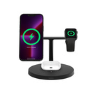 Belkin BOOSTCHARGE Pro 3-in-1 Magnetic Wireless QI2 15W Charging Station Black
