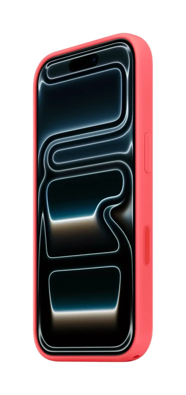 Apple iPhone 17 Pro Silicone Case w/ MagSafe - Bright Guava