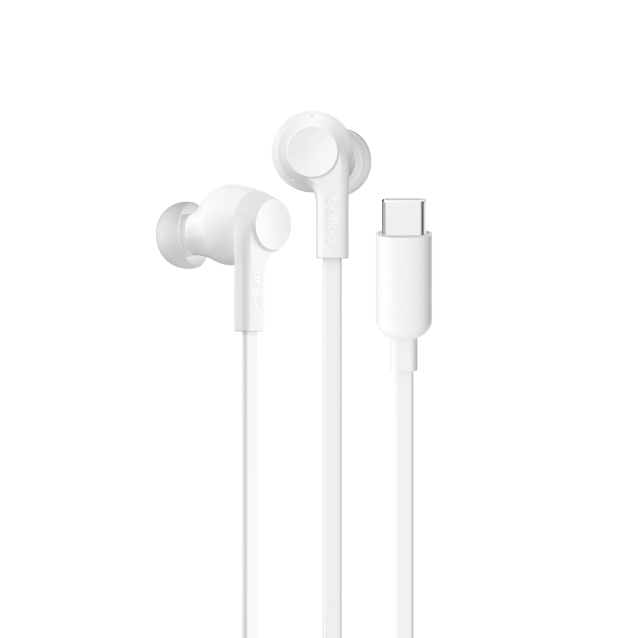 Belkin SoundForm ANC Wired In-Ear Headphones (USB-C) White
