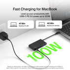 Belkin CONNECT USB-C 4-Port + HDMI 4K 60Hz 100W PD Hub Black