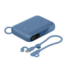 Belkin BOOSTCHARGE PowerBank w/Display 10000mAh/20W PD w/USB-C Cable Blue