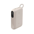 Belkin BOOSTCHARGE PowerBank w/Display 10000mAh/20W PD w/USB-C Cable Sand