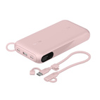 Belkin BOOSTCHARGE PowerBank w/Display 20000mAh/20W PD w/USB-C Cable Pink