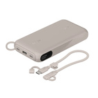 Belkin BOOSTCHARGE PowerBank w/Display 20000mAh/20W PD w/USB-C Cable Sand
