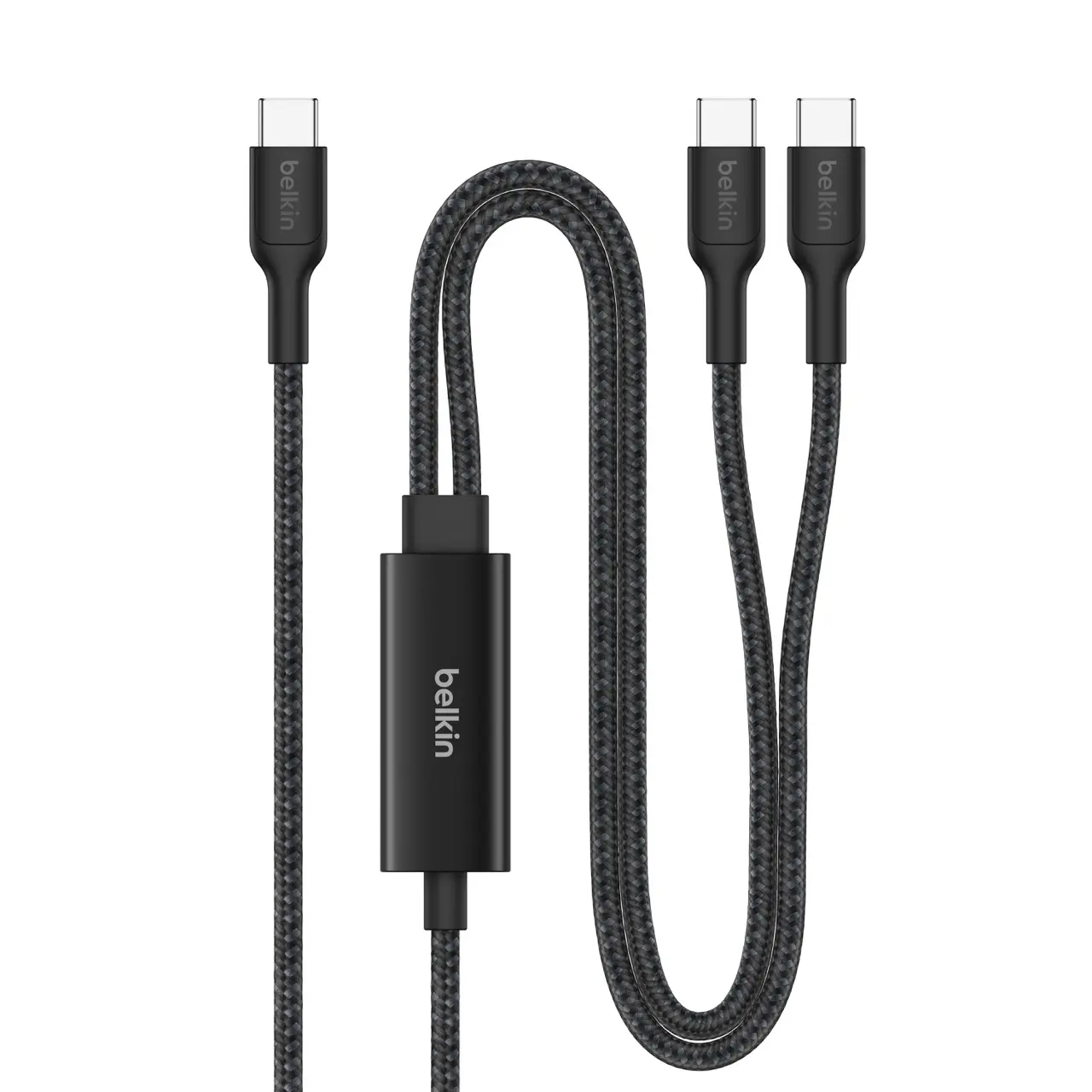 Belkin BOOSTCHARGE Pro Dual USB-C Cable 140W PD Black