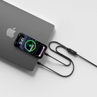 Belkin BOOSTCHARGE Pro Dual USB-C Cable 140W PD Black