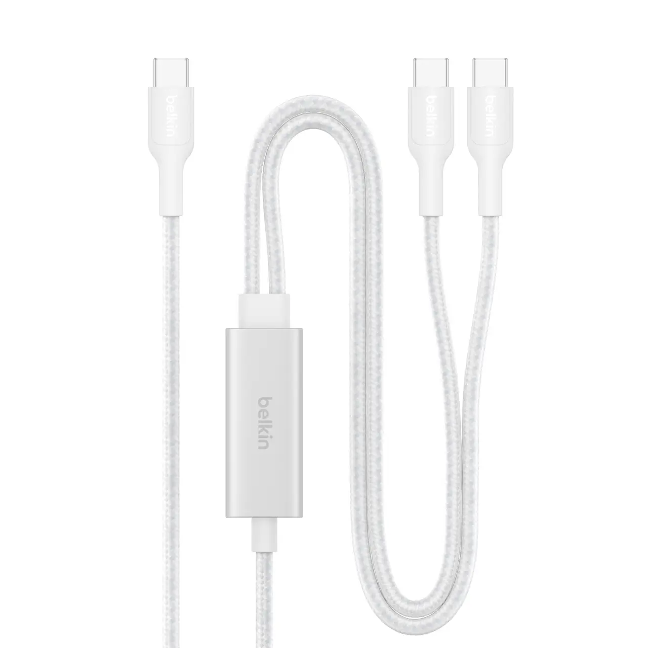 Belkin BOOSTCHARGE Pro Dual USB-C Cable 140W PD White