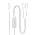 Belkin BOOSTCHARGE Pro Dual USB-C Cable 140W PD White