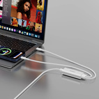 Belkin BOOSTCHARGE Pro Dual USB-C Cable 140W PD White