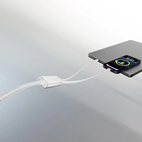 Belkin BOOSTCHARGE Pro Dual USB-C Cable 140W PD White