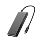 Belkin CONNECT USB-C 8-in-1 MultiPort HDMI 60Hz + Ethernet Adapter Silver