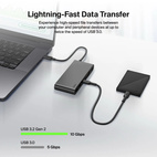 Belkin CONNECT USB-C 8-in-1 MultiPort HDMI 60Hz + Ethernet Adapter Silver