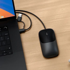 Satechi Slim LX Wired Mouse USB-A/C - Silver