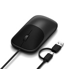 Satechi Slim LX Wired Mouse USB-A/C - Space Black
