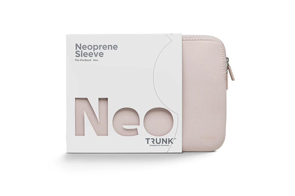 TRUNK Neoprene Sleeve MacBook Neo 13" Blush