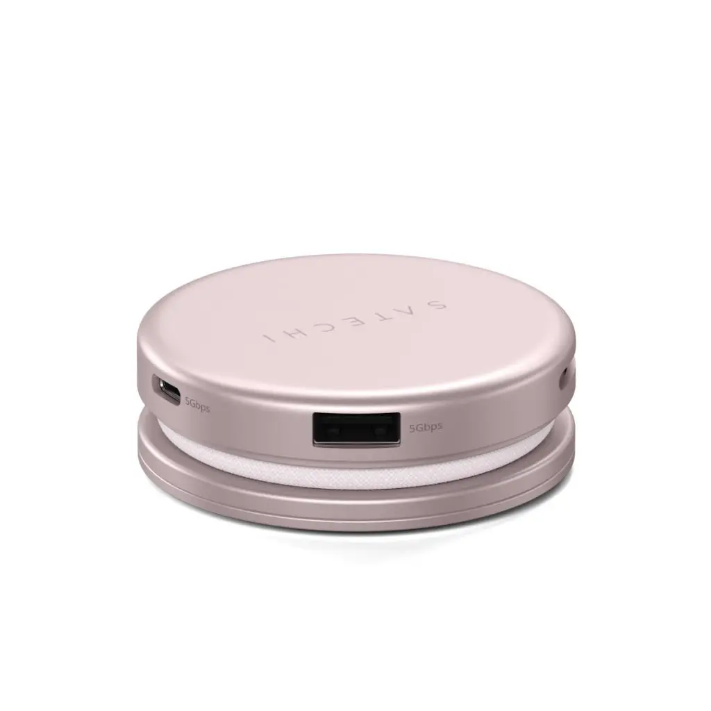 Satechi OntheGo USB-C 5-in-1 60Hz MultiPort Adapter Blush