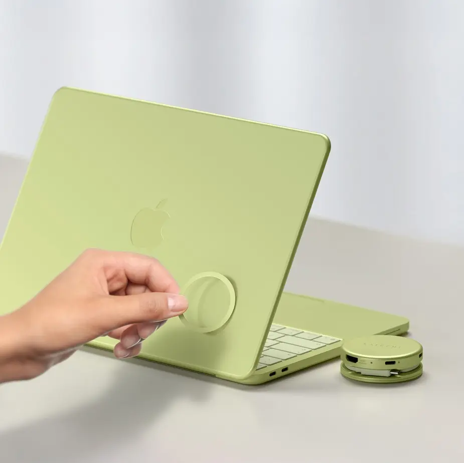 Satechi OntheGo USB-C 5-in-1 60Hz MultiPort Adapter Citrus