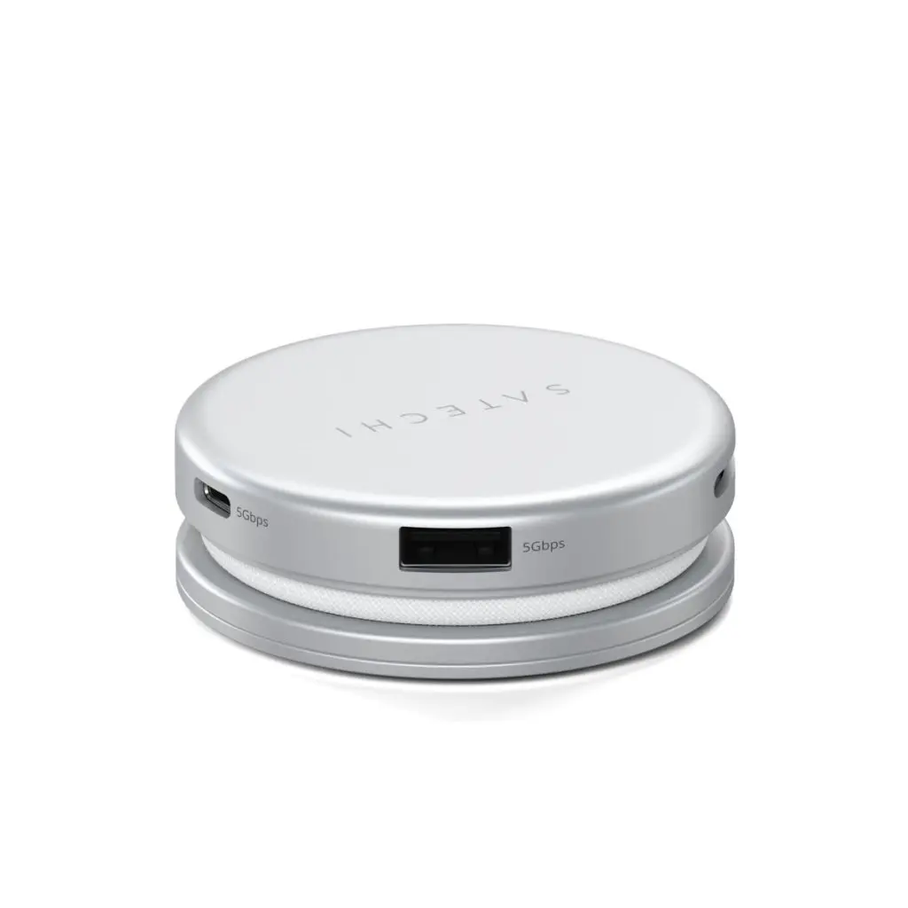 Satechi OntheGo USB-C 5-in-1 60Hz MultiPort Adapter Silver