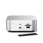 Satechi Thunderbolt 5 CubeDock w/ M.2 NVMe SSD Enclosure Silver