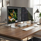 Satechi Thunderbolt 5 CubeDock w/ M.2 NVMe SSD Enclosure Silver