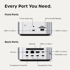 Satechi Thunderbolt 5 CubeDock w/ M.2 NVMe SSD Enclosure Silver