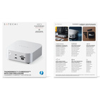 Satechi Thunderbolt 5 CubeDock w/ M.2 NVMe SSD Enclosure Silver