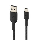 Belkin BOOSTCHARGE USB-C to USB-A Cable 2.0m Braided Black
