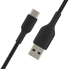 Belkin BOOSTCHARGE USB-C to USB-A Cable 2.0m Braided Black