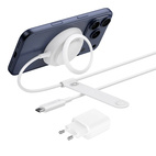 Belkin ULTRACHARGE Magnetic Wireless Qi2.2 25W Charging Stand + 2m Cable White
