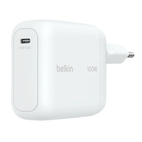 Belkin BOOSTCHARGE USB-C 100W Foldable GaN Charger White
