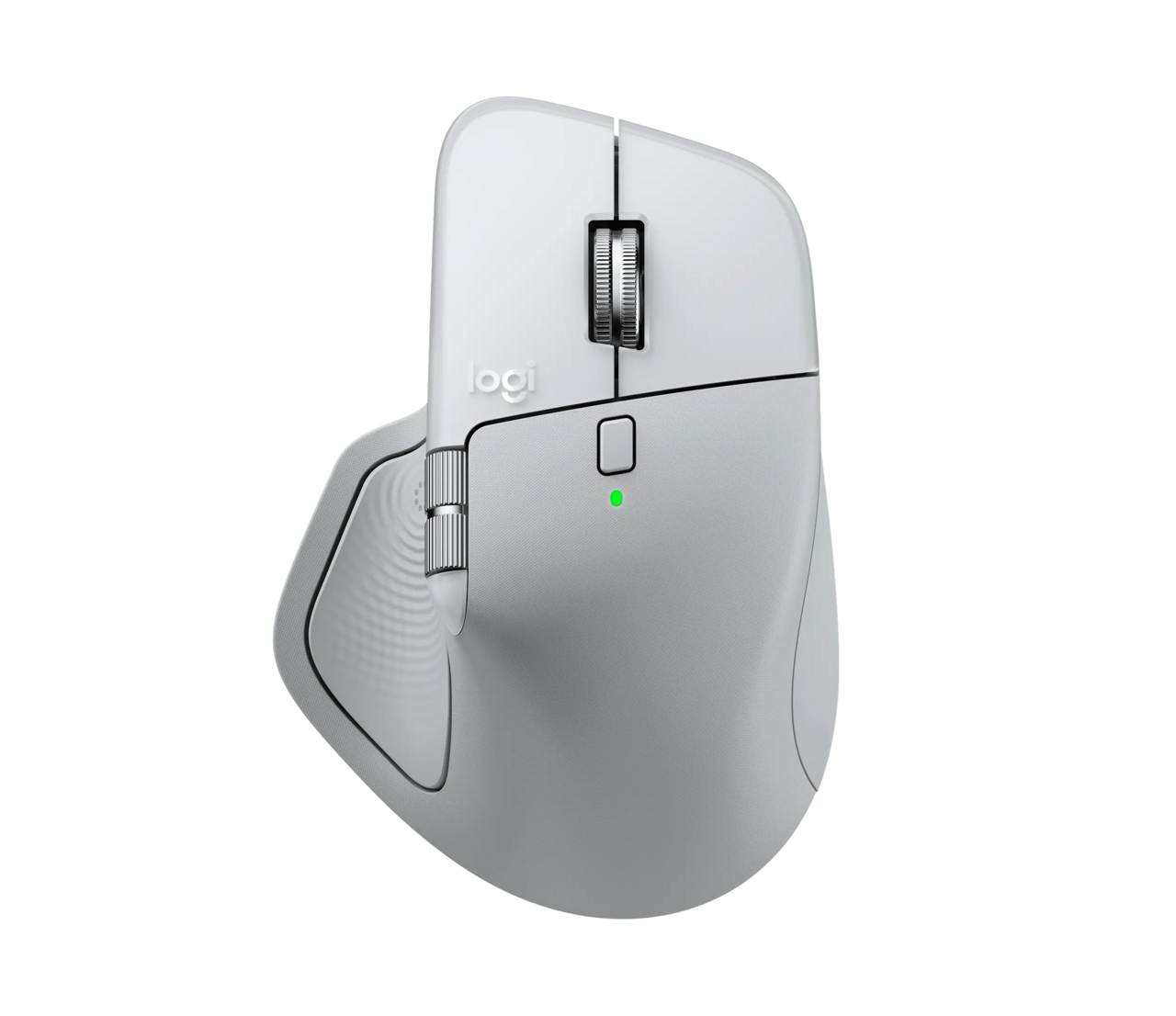 Logitech MX Master 4 for Mac Wireless Mouse Bluetooth - Silver White