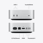 Mac mini: Apple M6 chip with 12‑core CPU and 12‑core GPU, 16GB, 512GB SSD