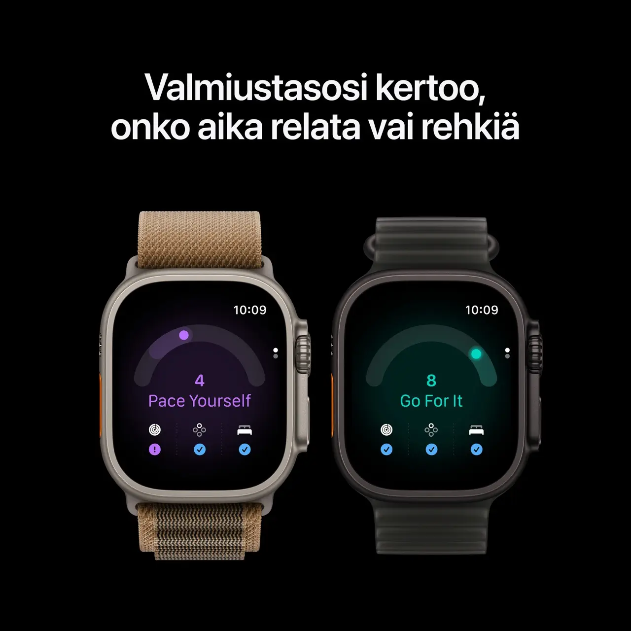 Apple Watch Ultra 4 GPS + Cellular 49mm Natural Titanium Case with Desert Alpine Loop - L
