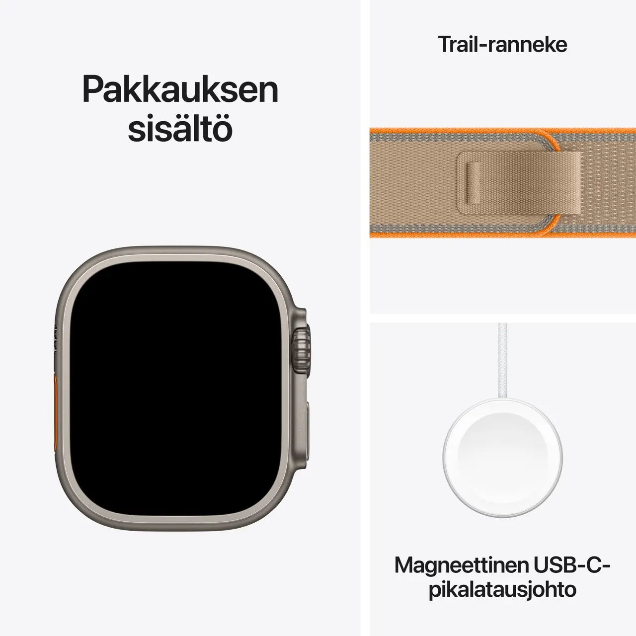 Apple Watch Ultra 4 GPS + Cellular 49mm Natural Titanium Case with Sand Trail Loop - S/M