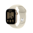 Apple Watch Series 12 GPS 42mm Light Gold Aluminium Case with Sand Sport Band - S/M