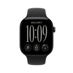 Apple Watch Series 12 GPS 46mm Black Aluminium Case with Black Sport Band - S/M