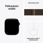 Apple Watch Series 12 GPS + Cellular 42mm Dark Bronze Aluminium Case with Dark Bronze Milanese Loop