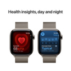 Apple Watch Series 10 GPS + Cellular 42mm Natural Titanium - Natural Milanese Loop