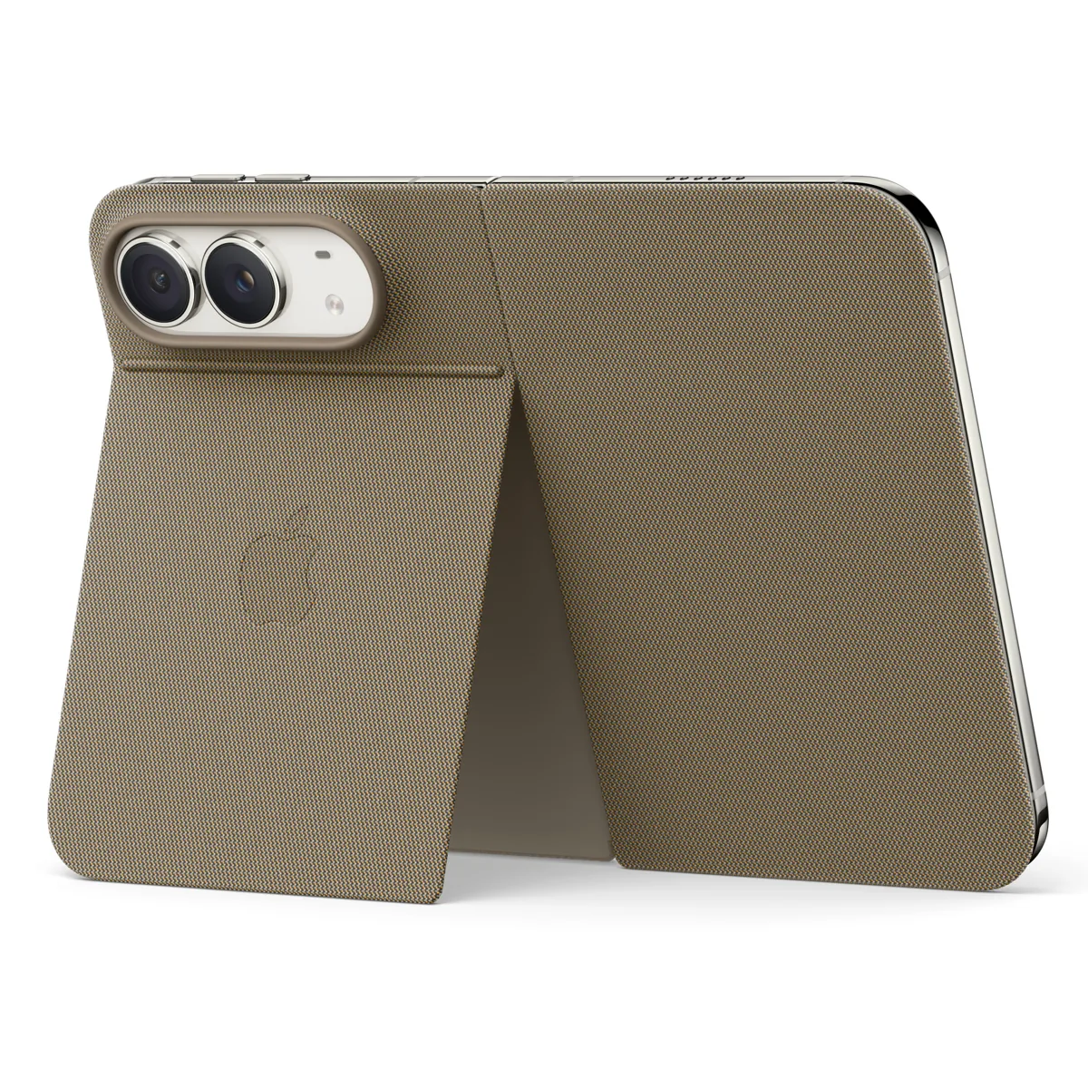 Apple iPhone Duo Folio w/Kickstand - Taupe