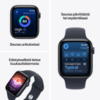 Apple Watch SE 3 GPS 40mm Midnight Aluminium -  Navy Blue Sport Band - Medium/Large
