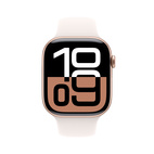 Apple Watch Series 10 GPS + Cellular 46mm Rose Gold Aluminium - Light Blush Sport Band - Medium/Large