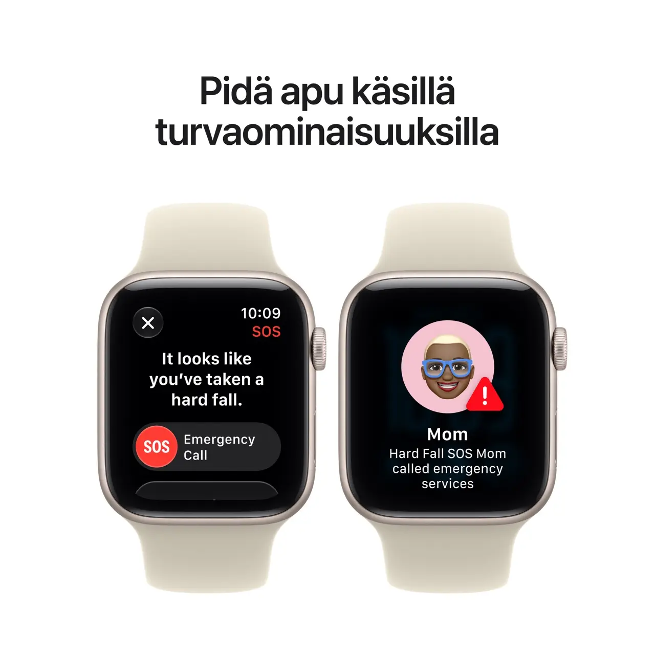 Apple Watch SE 3 GPS 44mm Midnight Aluminium -  Navy Blue Sport Band - Medium/Large
