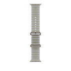 49mm Translucent Grey Ocean Band - Natural Titanium Finish