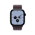 42mm Burgundy Plaid Sport Loop