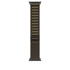 49mm Dark Olive Alpine Loop - Medium - Black Titanium Finish